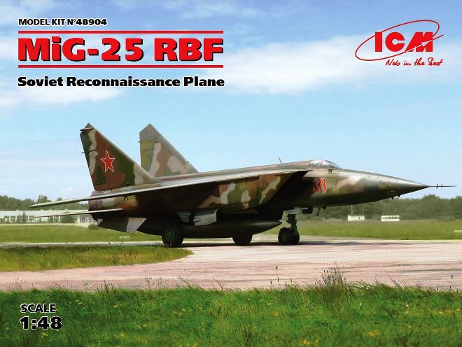 48904 ICM Советский самолёт-разведчик МиГ-25 РБФ 1/48