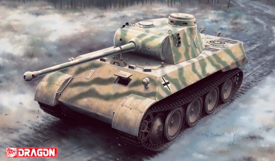 Сборная модель 6822 Dragon Танк Panther Ausf. D V2 