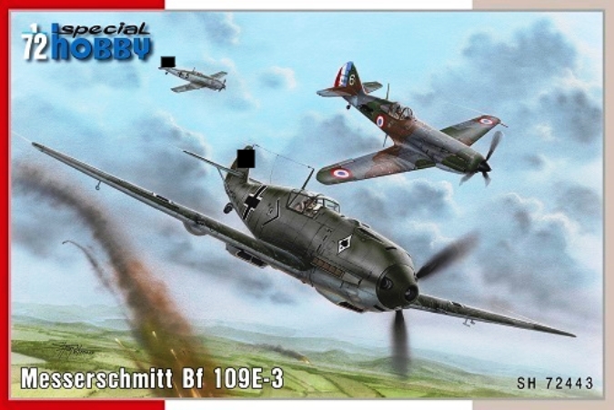 72443 Special Hobby Самолет Messerschmitt Bf 109E-3 1/72