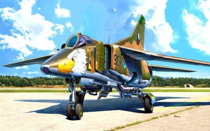 0095 Kovozavody Prostejov Самолёт MiG-23BN "Warsaw Pact" 1/72