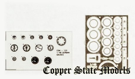 A48-122 Copper State Models German GAUGE SET 1/48