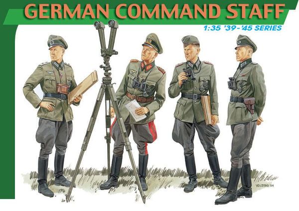 6213 Dragon German Command Staff 1/35