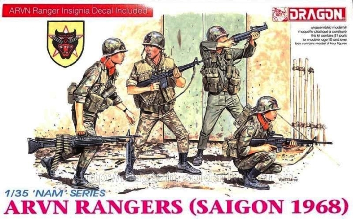 3314 Dragon ARVN Rangers (Saigon 1968) 1/35
