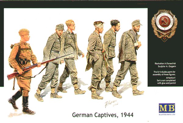 3517 Master Box Немецкие пленники 1944г. Масштаб 1/35
