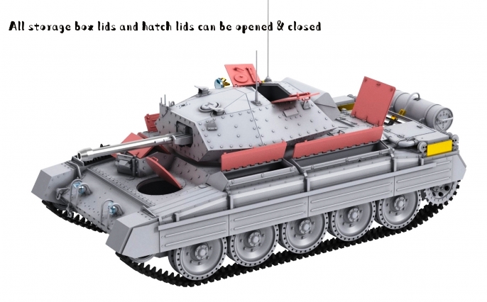 BT-012 Border Model Танк Crusader Mk.III British Cruiser Tank Mk. VI (коврик в комплекте) 1/35