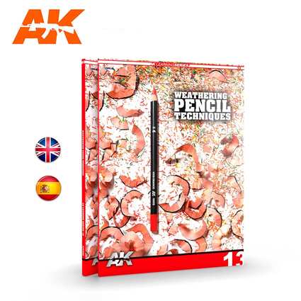 AK522 AK Interactive Журнал AK Learning Series 13  Weathering Pencil Tec.(EN)