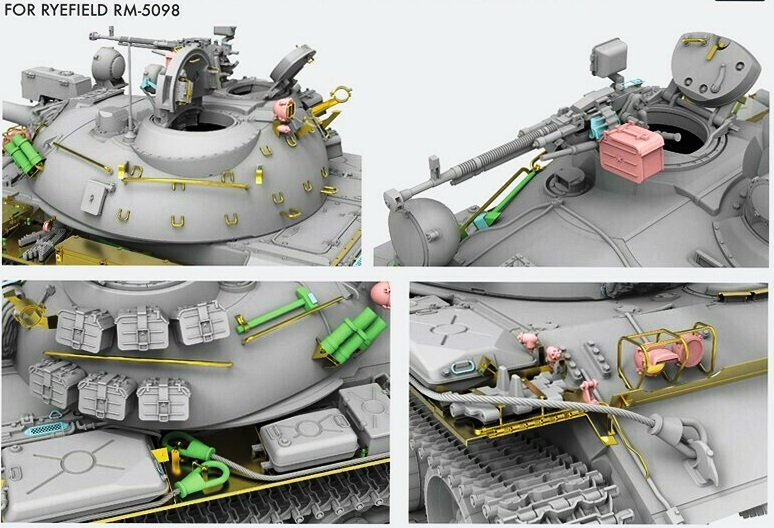2055 RFM Набор дополнений для 5098 T-55A 1/35