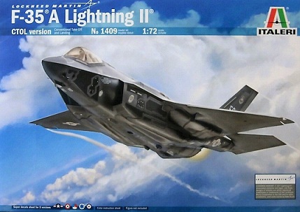 1409 Italeri Самолёт F-35 A Lightning II 1/72