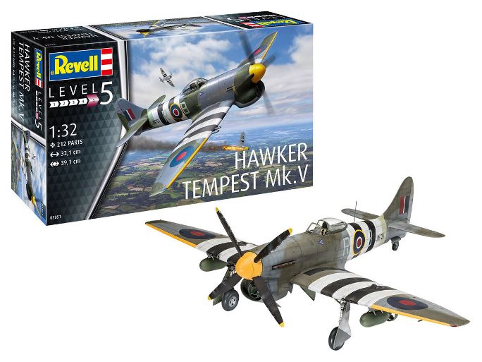 03851 Revell Британский истребитель Hawker Tempest Mk.V 1/32