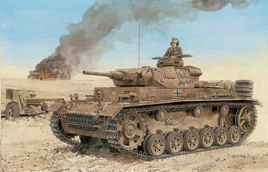 Сборная модель 6642 Dragon Немецкий танк Pz.Kpfw.III 5cm Ausf.H Sd.Kfz.141 