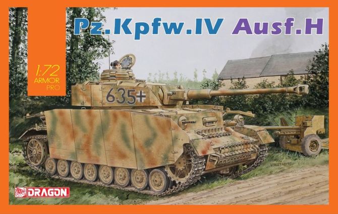 7551 Dragon Немецкий танк Pz.Kpfw.IV Ausf.H 1/72