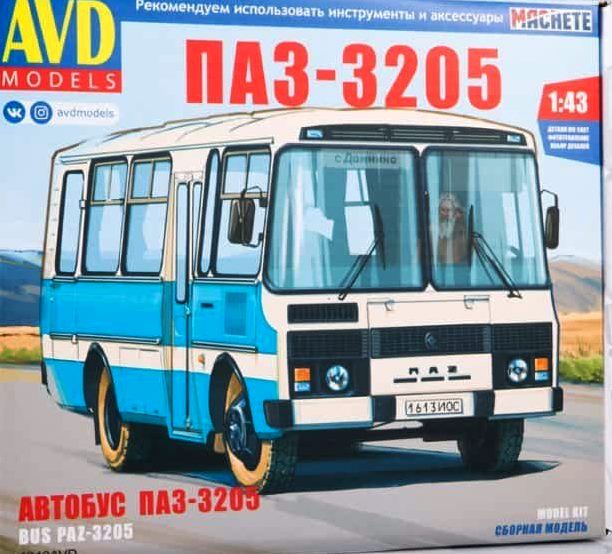 4040AVD AVD Models Автобус ПАЗ-3205 1/43