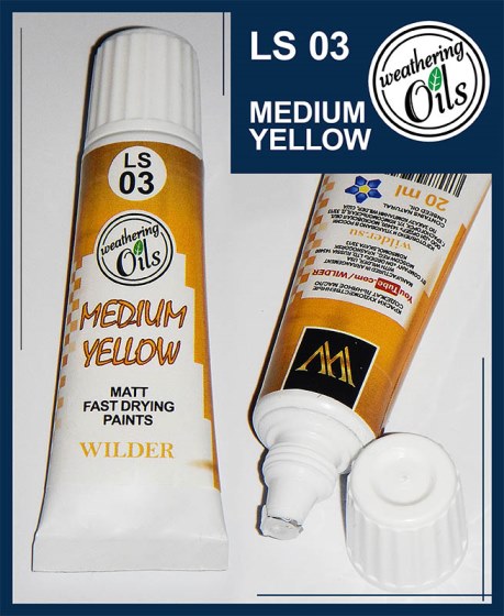 HDF-LS-03 Wilder Краска масляная желтая 20мл