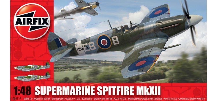 A05117 Airfix Самолет Supermarine Spitfire Mk.XII Масштаб 1/48
