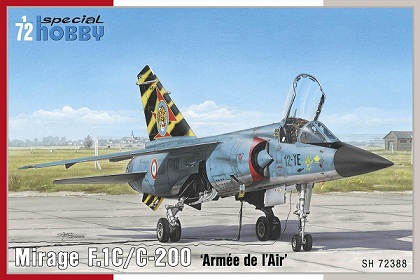 72388 Special Hobby Самолет Mirage F.1C/C-200 "Armee de I'Air" 1/72