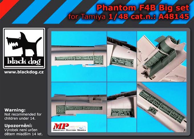 A48145 Black Dog Большой набор дополнений для Phantom F4B (Tamiya) 1/48
