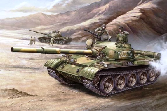 00377К Trumpeter Советский танк Т-62 образца 1972 года (+ дополнения) 1/35