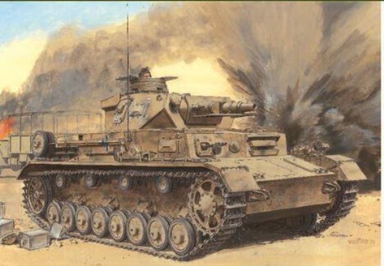 6976 Dragon Танк Pz.Kpfw.IV Ausf.D DAK (тропическая версия) 1/35