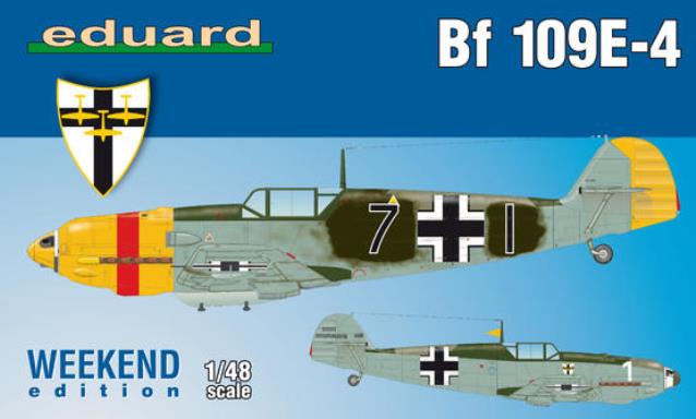 84153 Eduard Немецкий истребитель Bf 109E-4 (Weekend) 1/48