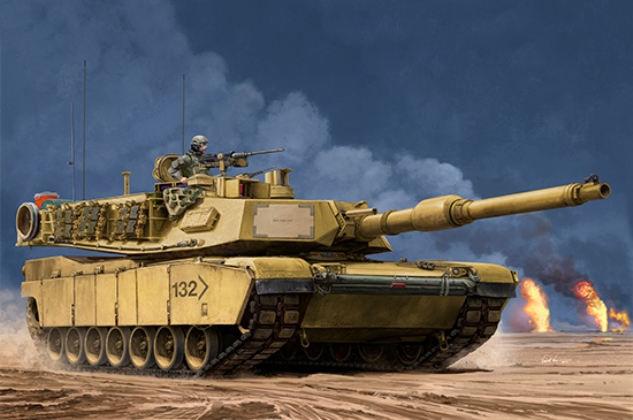 00927 Trumpeter Американский танк US M1A2 SEP MBT АБРАМС 1/16