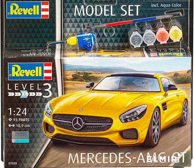 67028 Revell Подарочный набор автомобиль Mercedes AMG GT 1/24