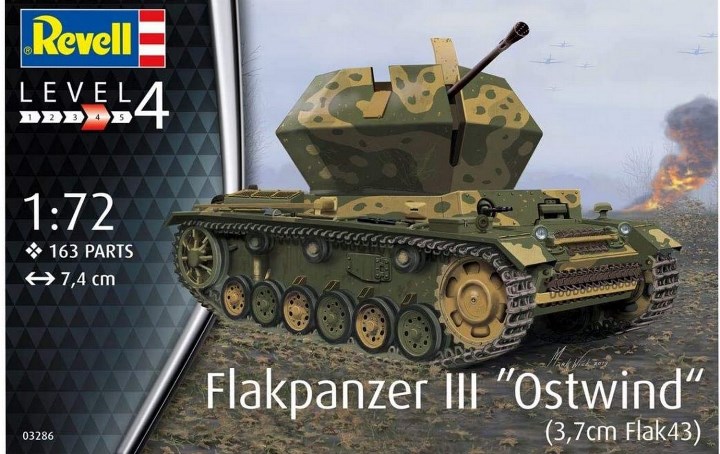 03286 Revell САУ Flakpanzer III "Ostwind" 1/72