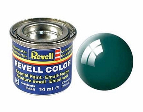 32162 Revell Краска зеленая глянцевая цвета мха (RAL 6005) 14мл
