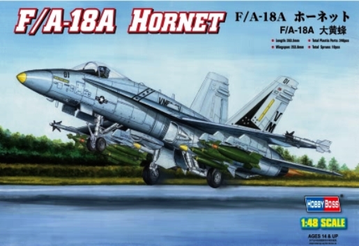 80320 Hobby Boss Самолет F/A-18A HORNET Масштаб 1/48