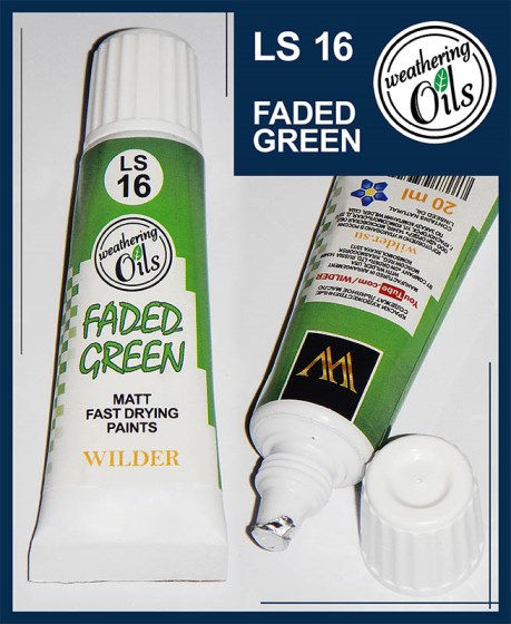 HDF-LS-16 Wilder Краска масляная зеленая выцветшая 20мл