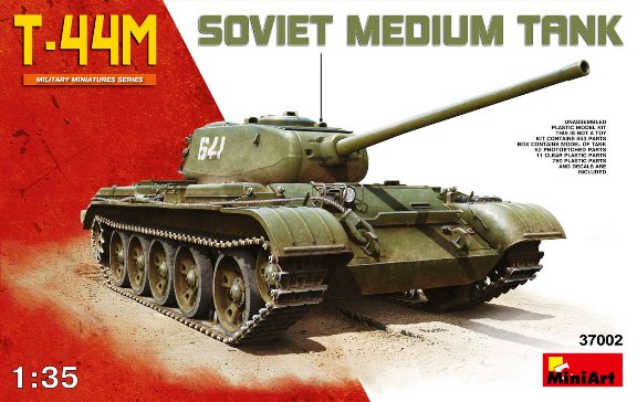 Сборная модель 37002 MiniArt Советский танк Т-44М 