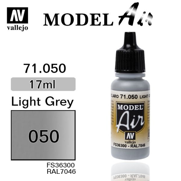 V-71050 Vallejo Краска Model Air Светло-серая 17 мл