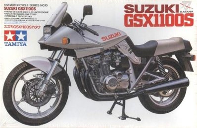 14010 Tamiya Мотоцикл Suzuki GSX1100S Katana Масштаб 1/12