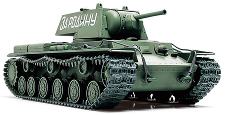 Сборная модель 32535 Tamiya Советский тяжелый танк КВ-1 (образца 1940 года)  