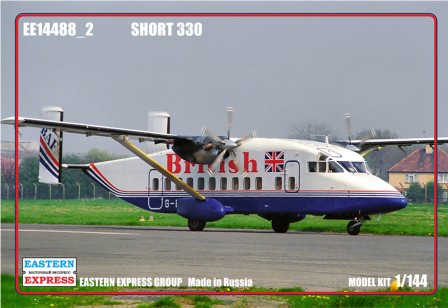  Сборная модель 14488(2) Восточный Экспресс Ближнемагистральный самолет Short 330 (British) 