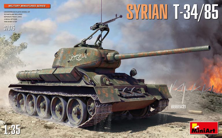 37075 MiniArt Сирийский танк T-34/85 1/35