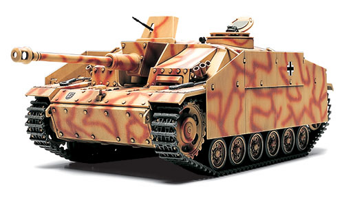 Сборная модель 32540 Tamiya Немецкое самоходное орудие Sturmgeschutz III Ausf.G Ранняя версия.(1 фигура)