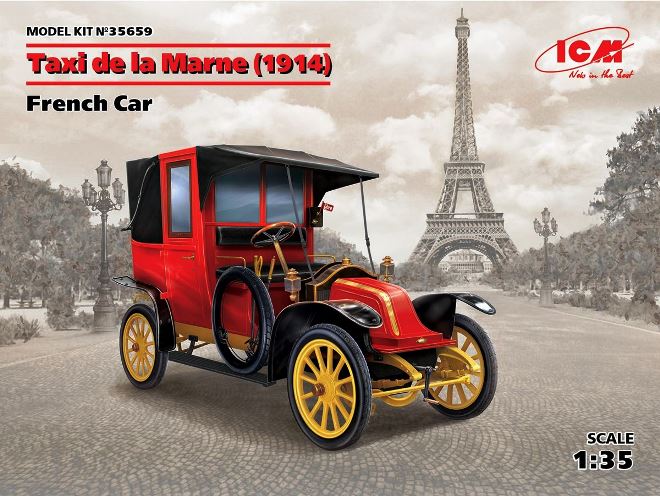 35659 ICM Марнское такси (1914г.) Французский автомобиль 1/35