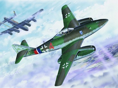02260 Trumpeter Самолет Messerschmitt Me 262 A-1a 1/32