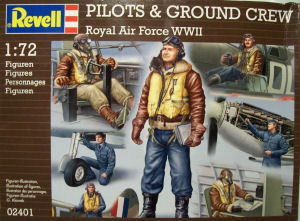 02401 Revell Немецкие пилоты Pilots and Ground Staff - ROYAL AIRFORCE WWII Масштаб 1/72