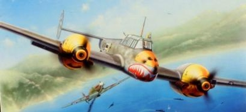 8202 Eduard Немецкий истребитель Bf-110D ProfiPack Масштаб 1/48