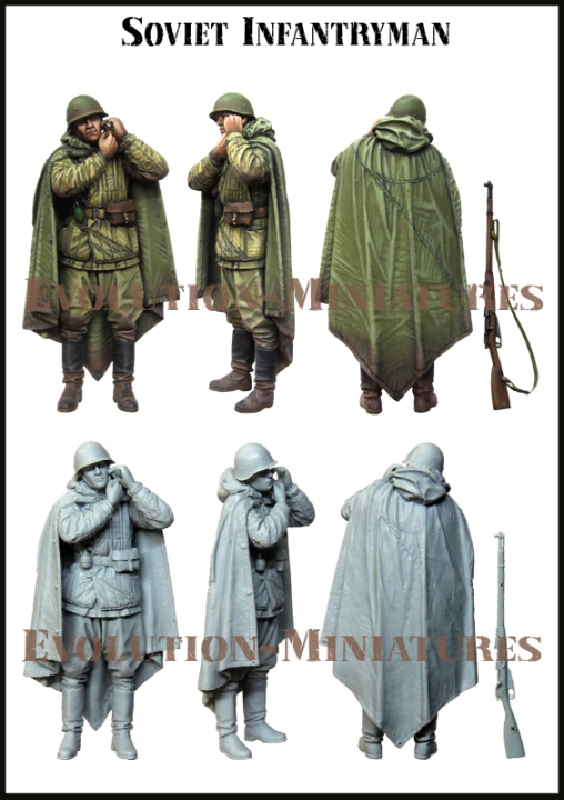 EM35215 Evolution Miniatures Советский солдат, 1941-43гг 1/35