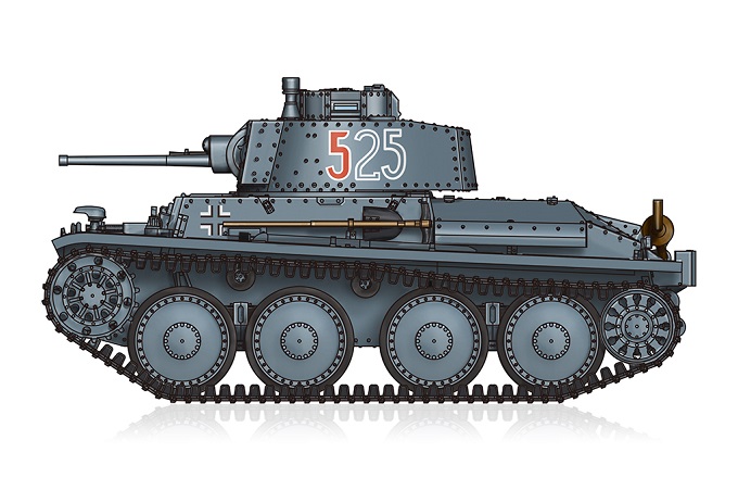 82956 Hobby Boss Танк German Pz.Kpfw.38(t) Ausf.E/F 1/72