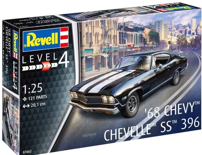 07662 Revell Автомобиль1968 Chevy Chevelle 1/25