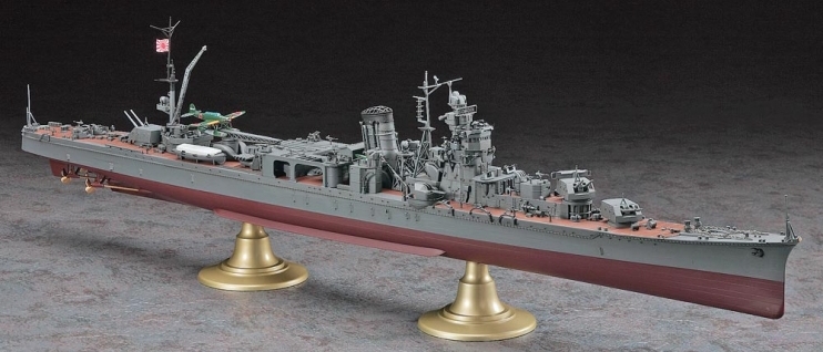 40026 Hasegawa Японский крейсер Yahagi  (operation Ten-ichi-Go 1945г) 1/350
