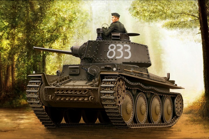 80136 Hobby Boss Танк Panzer Kpfw.38(t) Ausf.E/F 1/35