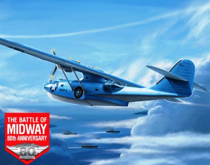 12573 Academy Самолет USN PBY-5A "The Battle of Midway" 1/72