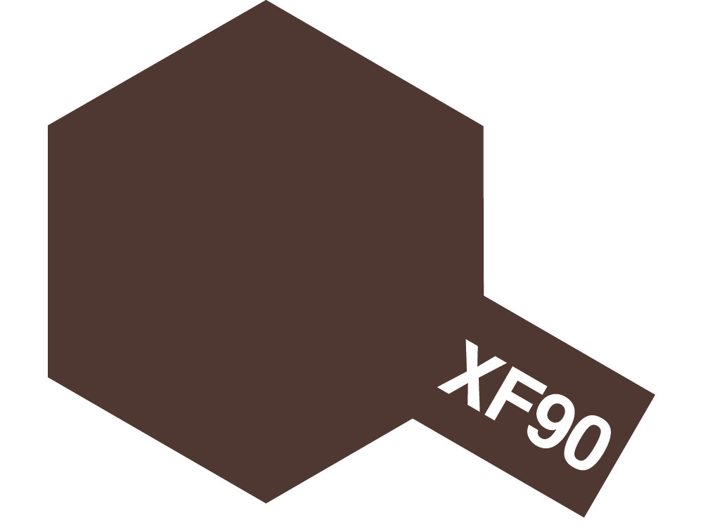 81790 Tamiya Краска акриловая матовая XF-90 Red Brown 2 (Красно-коричневая) 10мл