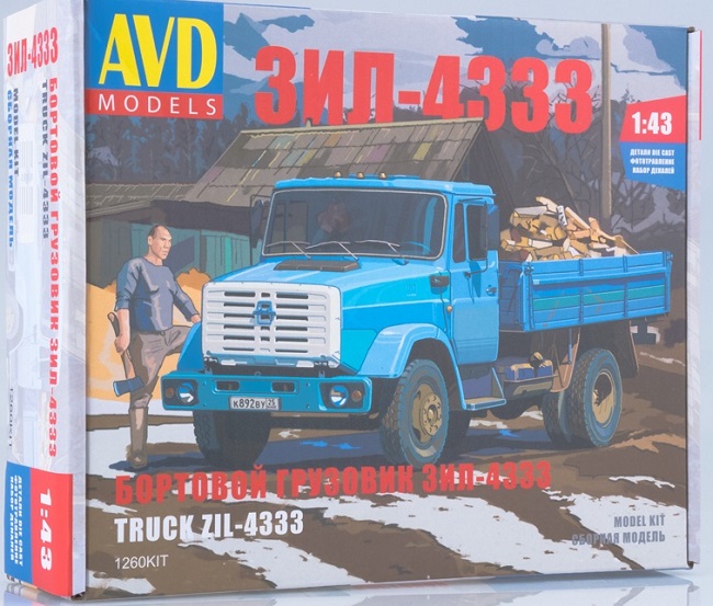 1260 AVD Models Автомобиль ЗИЛ-4333  1/43