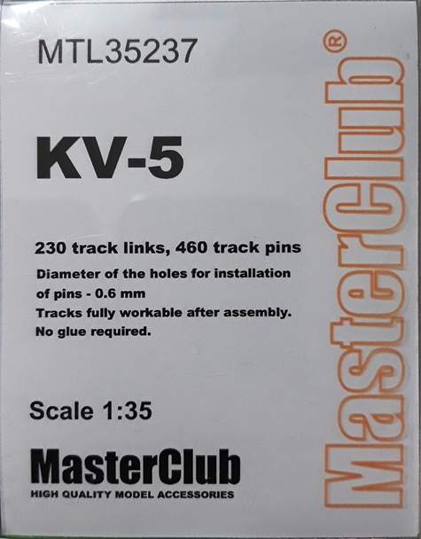 MTL35237 MasterClub Металлические траки для танка КВ-5 1/35