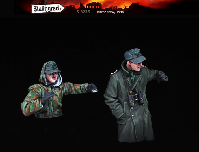 3235 Stalingrad  Германский экипаж Хетцера 1945 г 1/35